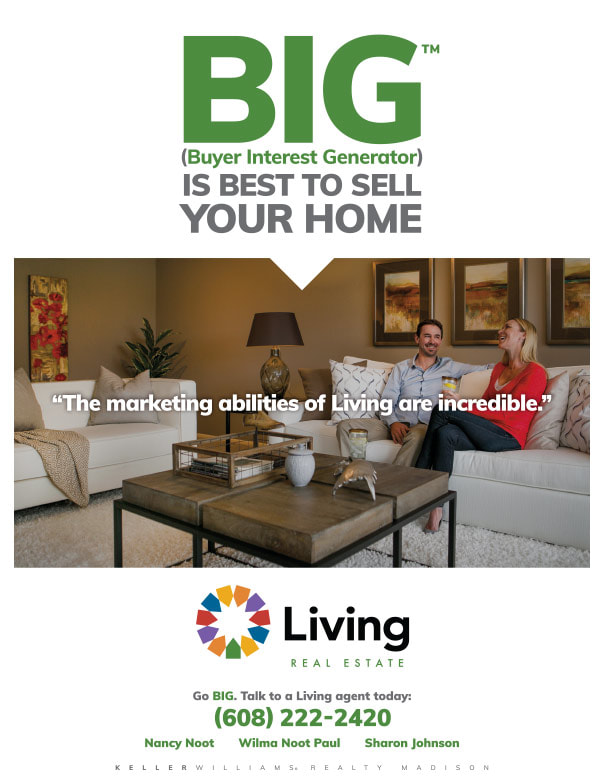 Living Real Estate We-Prints Plus Newspaper Insert brought to you by Any Door Marketing