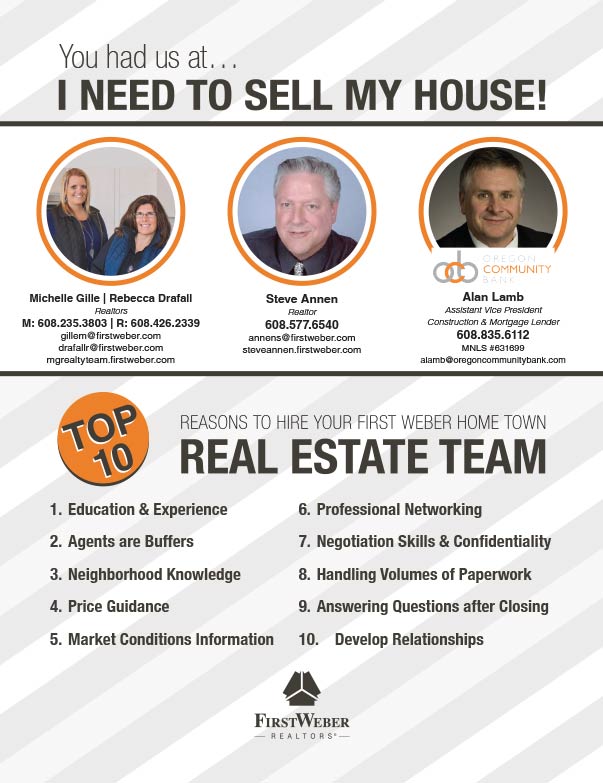 First Weber Realty We-Prints Plus Newspaper insert brought to you by Any Door Marketing