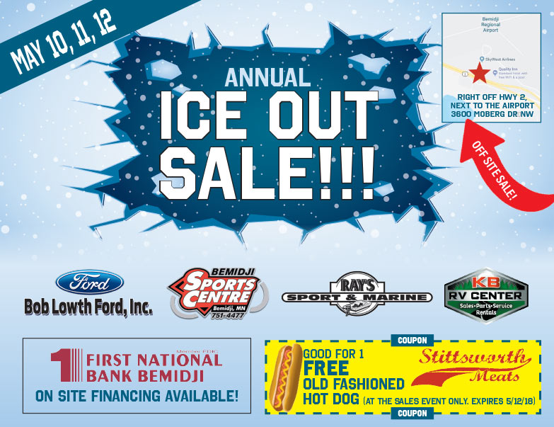 Bob Lowth Ford Annual Ice Out Sale We-Prints Plus newspaper insert brought to you by Any Door Marketing