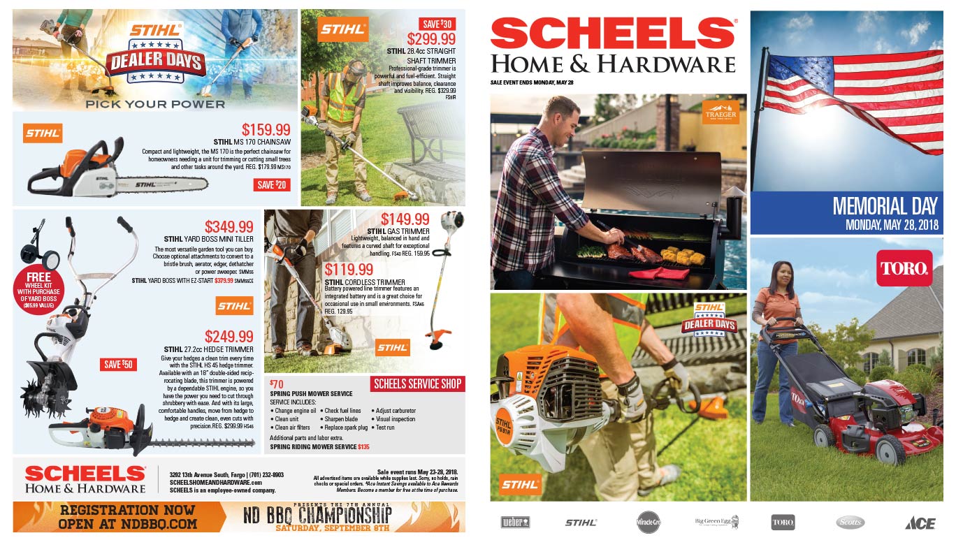 Scheels Home and Hardware We-Prints Plus Newspaper insert brought to you by Any Door Marketing