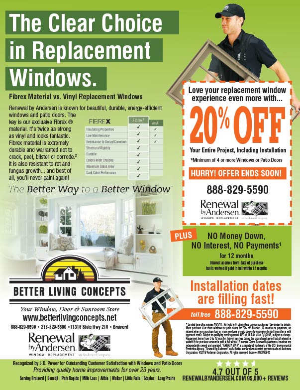 Better Living Concepts We-Prints Plus Newspaper insert brought to you by Any Door Marketing