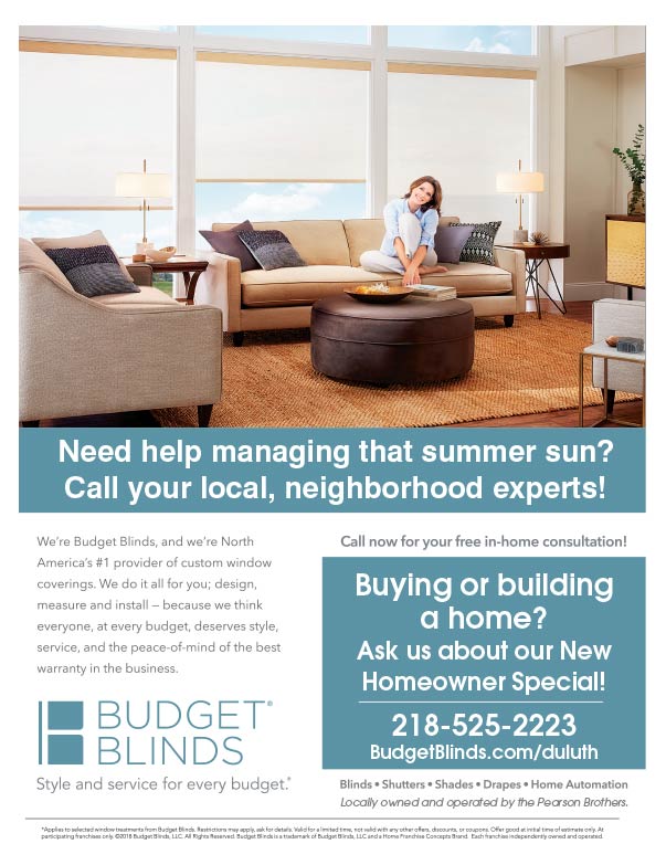 Budget Blinds We-Prints Plus Newspaper insert brought to you by Any Door Marketing