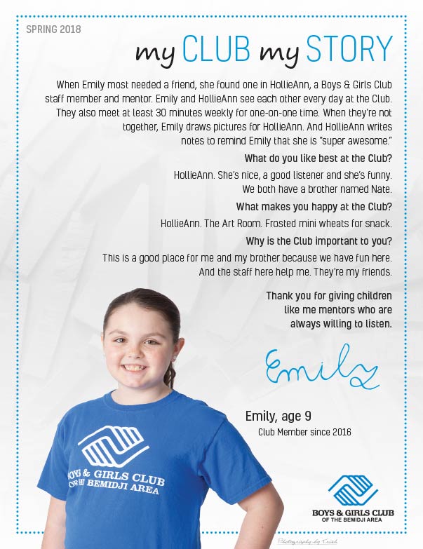 Boys and Girls Club of Bemidji We-Prints Plus Newspaper insert brought to you by Any Door Marketing