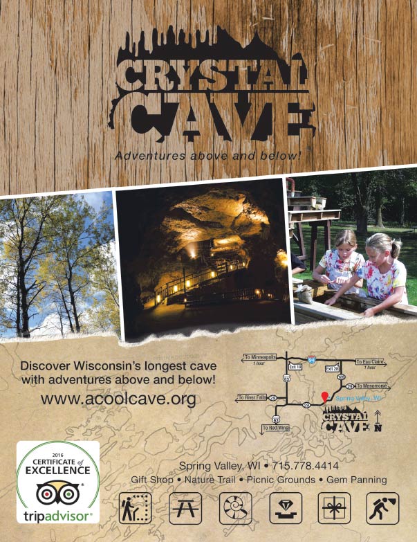 Crystal Cave We-Prints Plus Newspaper Insert brought to you by Any Door Marketing