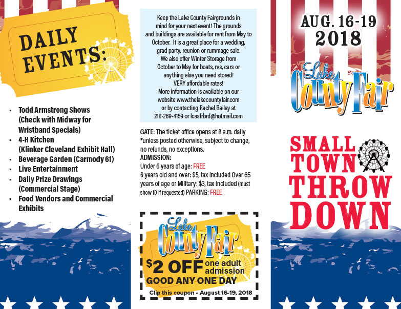 Lakes County Fair We-Prints Plus Newspaper Insert brought to you by Any Door Marketing