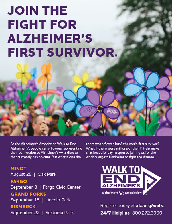 Alzheimer's Association Walk to End Alzheimer's We-Prints Plus Newspaper Insert brought to you by Any Door Marketing