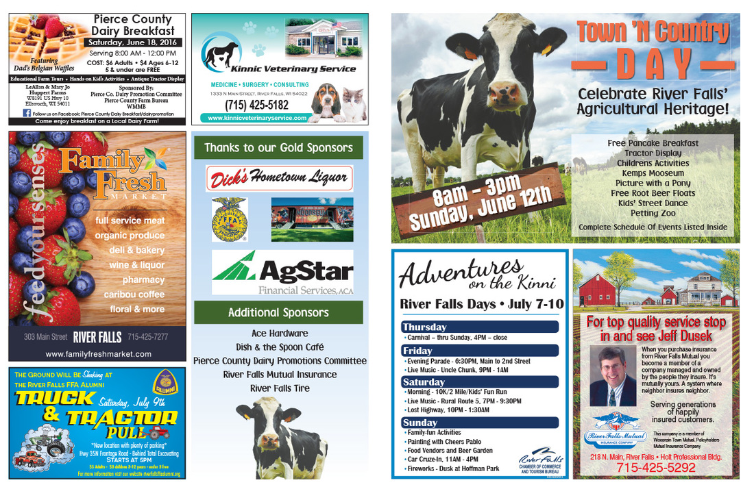 River Falls Town and Country Day, We-Prints Plus Newspaper insert, Any Door Marketing