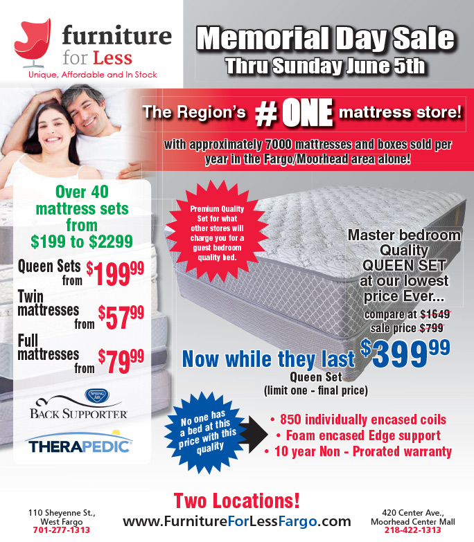Furniture for Less We-Prints Plus Newspaper Insert, Any Door Marketing