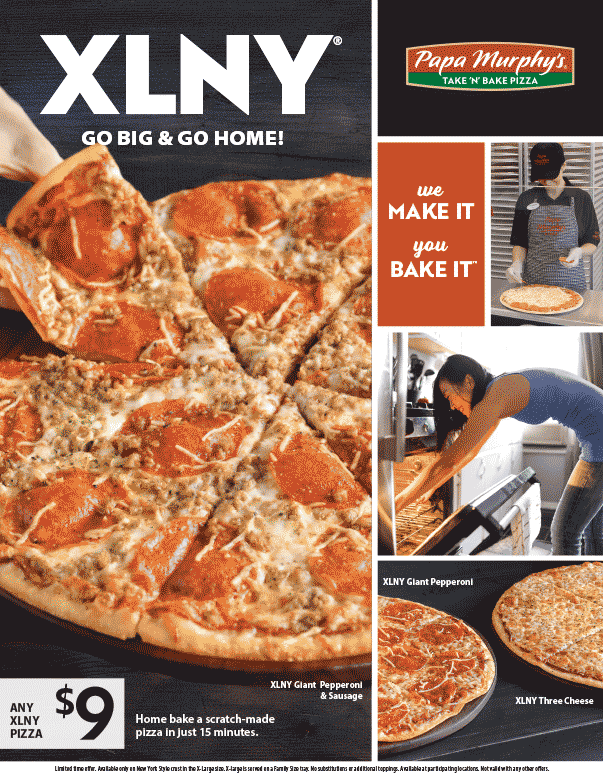 Papa Murphy's Pizza We-Prints Plus Newspaper Insert Printed by Any Door Marketing