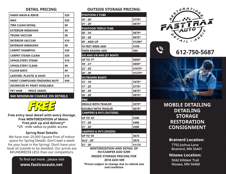 Fast Trax Auto We-Prints Plus Newspaper Insert Printed by Any Door Marketing