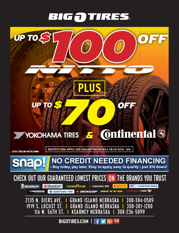 Big O Tire We-Prints Newspaper Insert Printed by Any Door Marketing