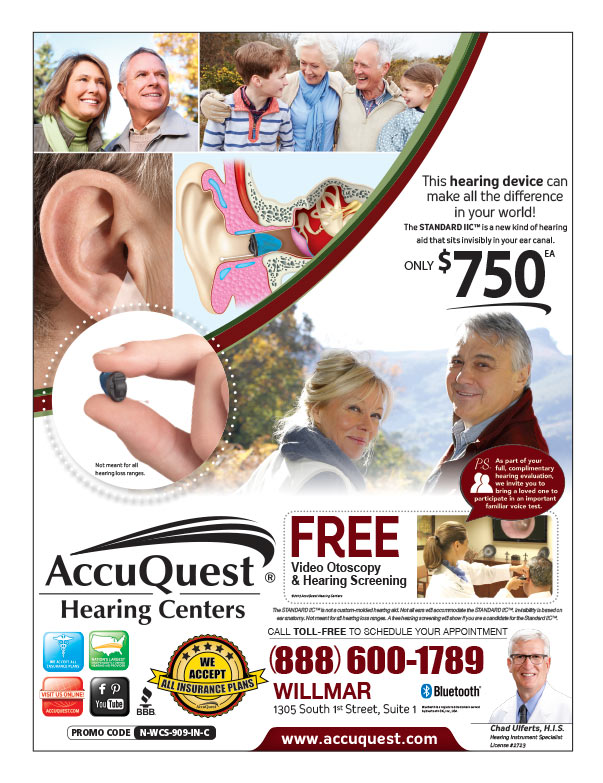 AccuQuest Hearing We-Prints Plus Newspaper Insert printed by Any Door Marketing