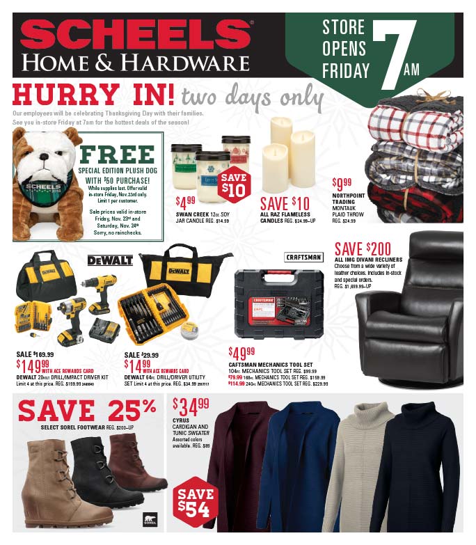 Scheels Home and Hardware We-Prints Plus Newspaper Insert Printed by Any Door Marketing