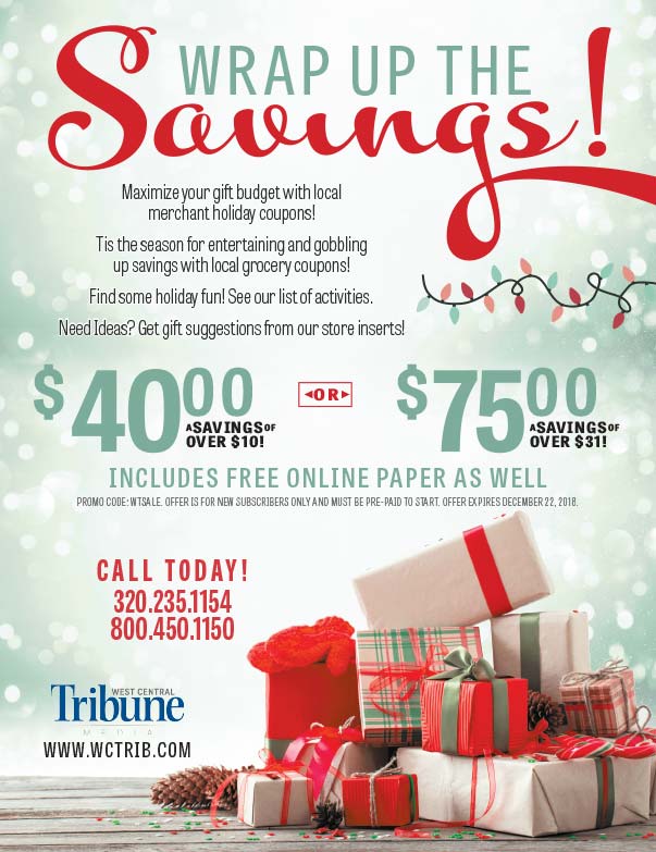 West Central Tribune We-Prints Plus Newspaper Insert Printed by Any Door Marketing
