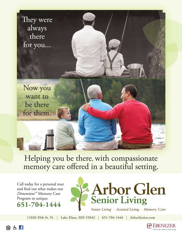 Arbor Glen Senior Living We-Prints Plus Newspaper Insert Printed by Any Door Marketing