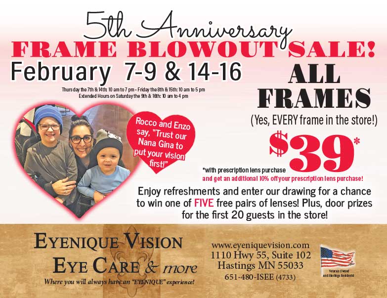Eyenique Vision Eye Clinic We-Prints Plus Newspaper Insert printed by Any Door Marketing
