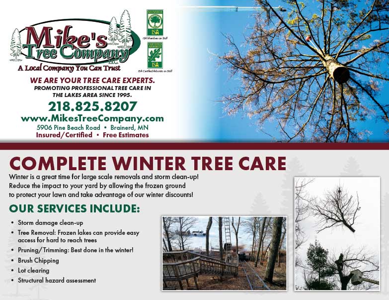 Mike's Tree Company We-Prints Plus Newspaper Insert printed by Any Door Marketing