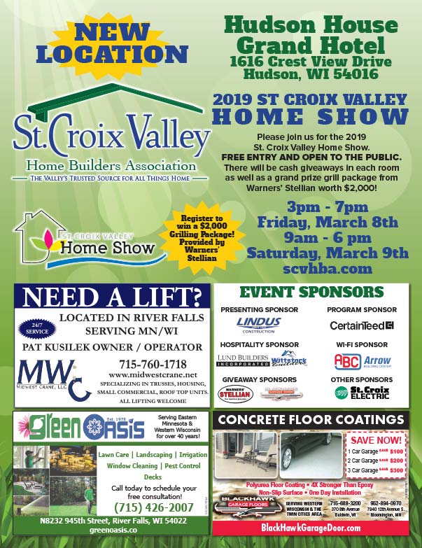 St. Croix Valley 2019 Home Show We-Prints Plus Newspaper Insert printed by Forum Communications Printing