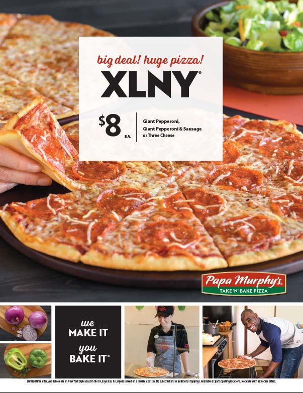 Papa Murphy's Pizza We-Prints Plus Newspaper Insert printed by Forum Communications Printing