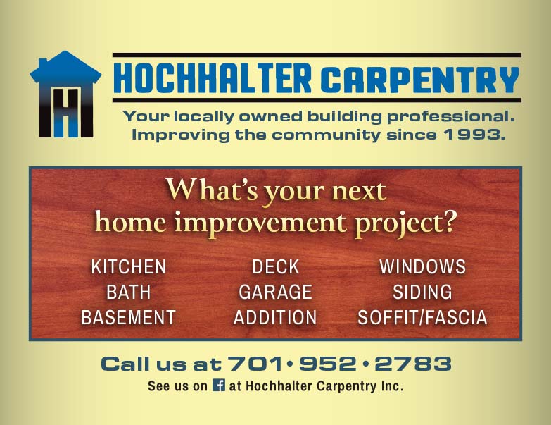 Hochhalter Carpentry We-Prints Plus Newspaper Insert printed by Forum Communications Printing