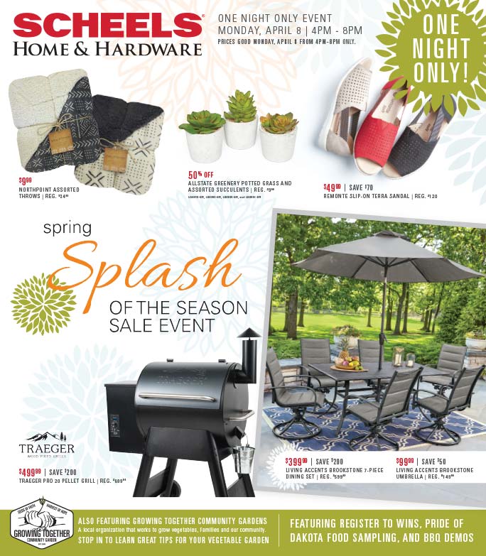Scheels Home and Hardware We-Prints plus Newspaper Insert printed by Forum Communications Printing
