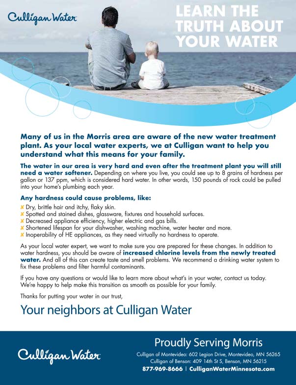Culligan Water We-Prints Plus Newspaper Insert printed by Forum Communications Printing