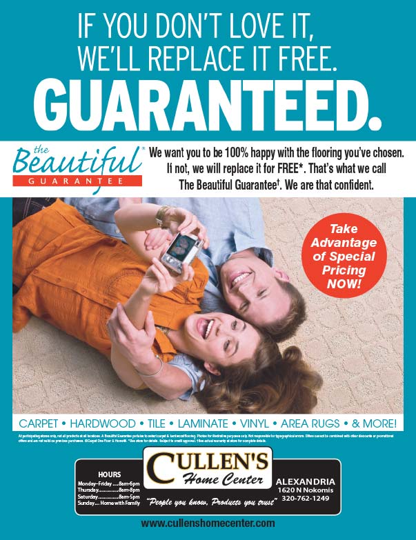 Cullen's Home Center We-Prints Plus Newspaper Insert printed by Forum Communications Printing