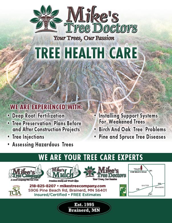 Mike's Tree Doctors We-Prints Plus Newspaper Insert printed by Forum Communications Printing