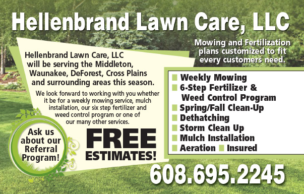 Hellenbrand Lawn Care We-Prints Plus Newspaper Insert, Any Door Marketing