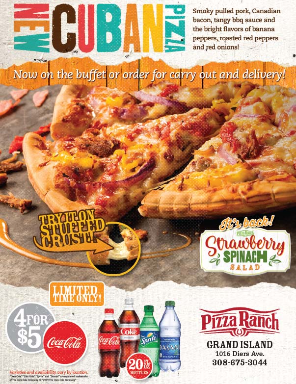 Pizza Ranch We-Prints Plus Newspaper Insert Printed by Forum Communications Printing