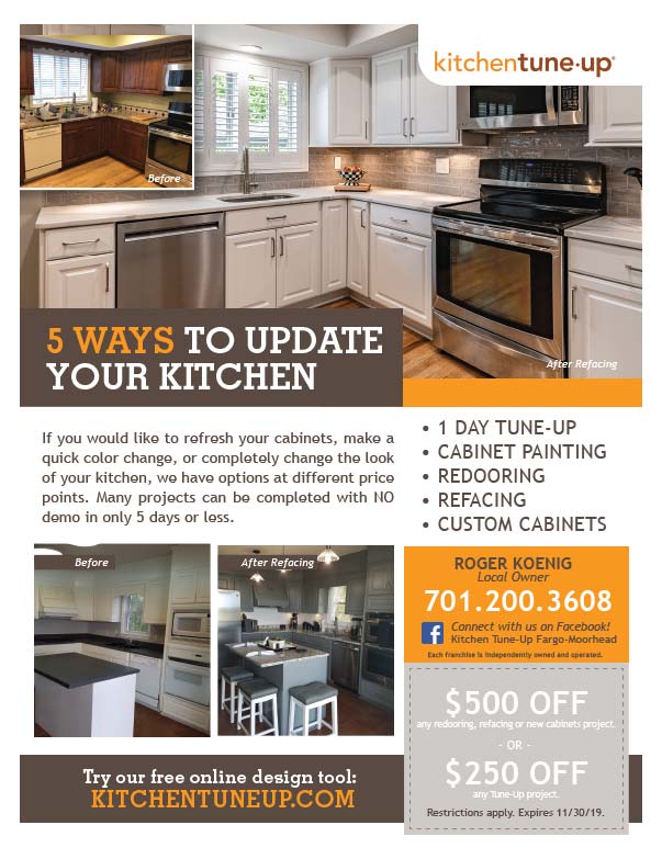 Kitchen Tune Up We-Prints Plus Newspaper Insert printed by Forum Communications Printing