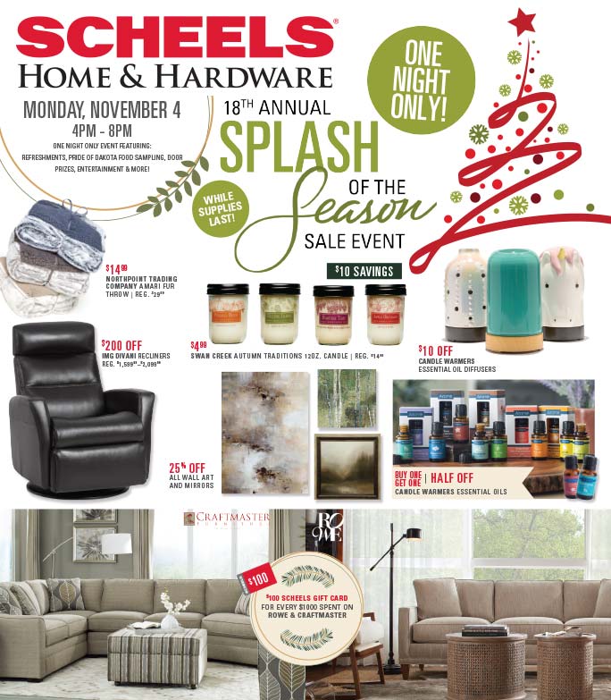 Scheels Home and Hardware We-Prints Plus Newspaper Insert printed by Forum Communications Printing