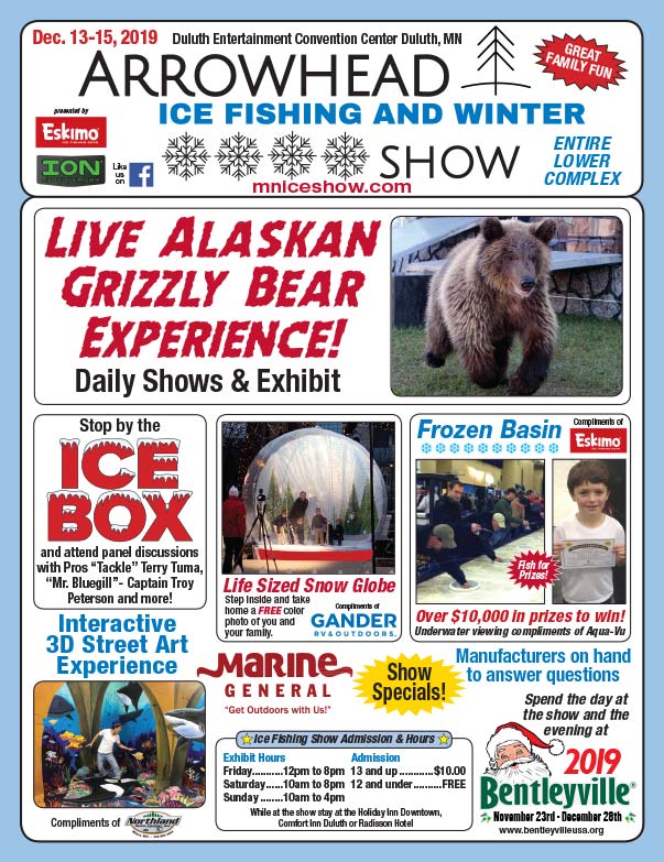 Arrowhead Ice Fishing and Winter Show We-Prints Plus Newspaper Inserts printed by Forum Communications Printing