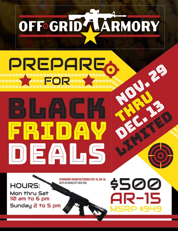 Off Grid Armory We-Prints Plus Newspaper Inserts printed by Forum Communications Printing
