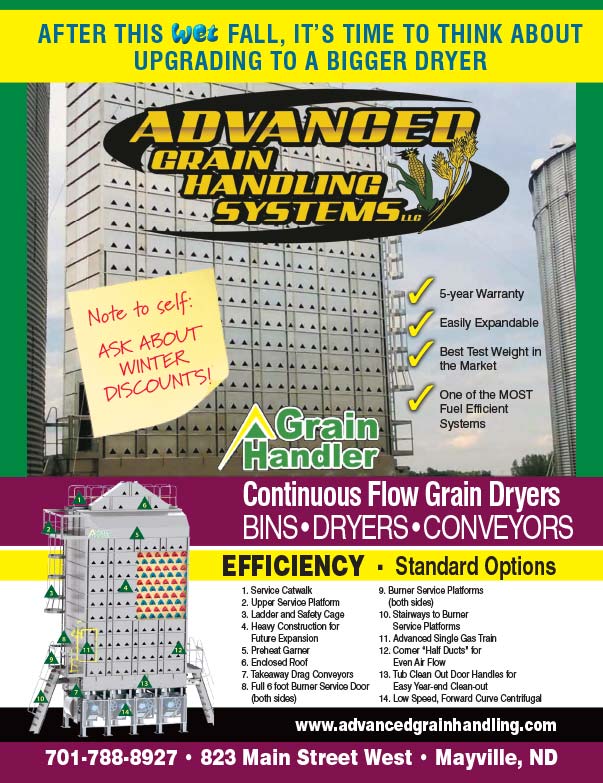 Advanced Grain Handling Systems We-Prints Plus Newspaper Inserts printed by Forum Communications Printing