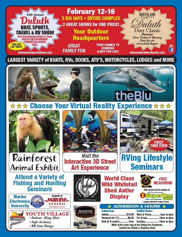 Duluth Boat, Sport, Travel and RV Show We-Prints Plus Newspaper Insert