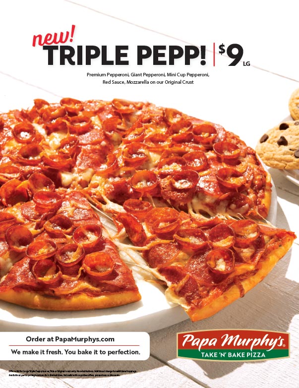 Papa Murphy's Pizza We-Prints Plus Newspaper Insert