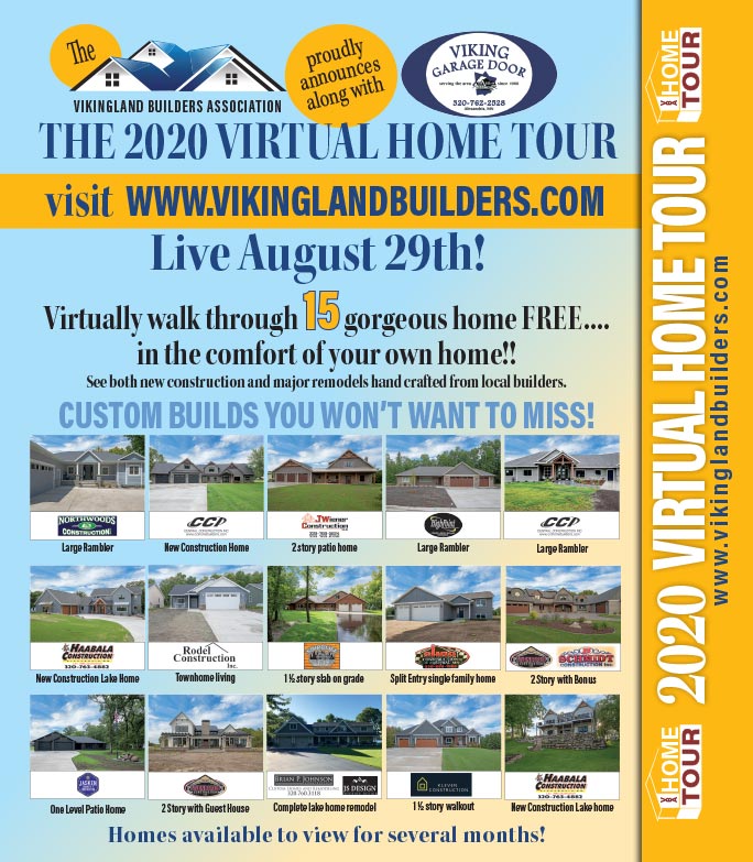 2020 Virtual Home Tour, Vikingland Builders We-Prints Plus Newspaper Insert
