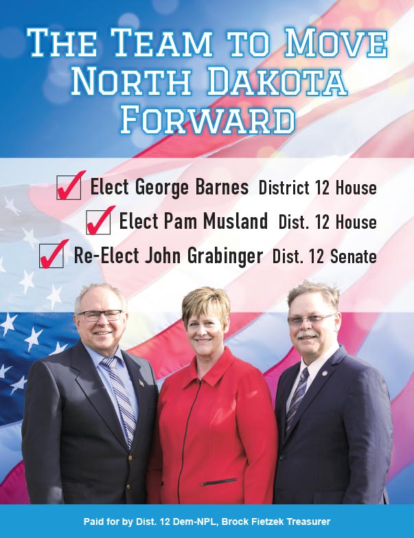 North Dakota District 12 We-Prints Plus Newspaper Insert