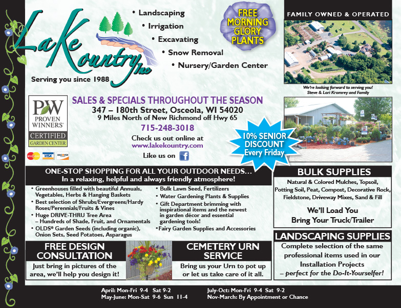 Lake Kountry Inc We-Prints Plus Newspaper Insert, Any Door Marketing