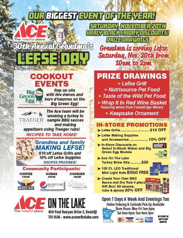 Ace on the Lake We-Prints Plus Newspaper Insert