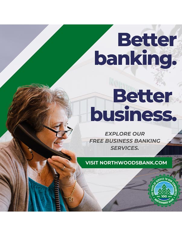 Northwoods Bank We-Prints Plus Newspaper Insert
