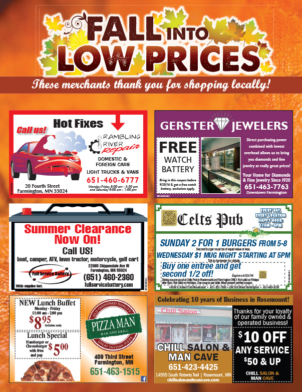 Farmington Shop Local We-Prints Plus Newspaper Insert by Any Door Marketing