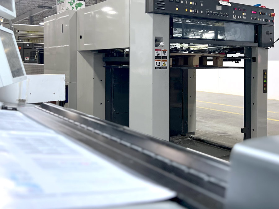 sheetfed press, commercial printing, Komori
