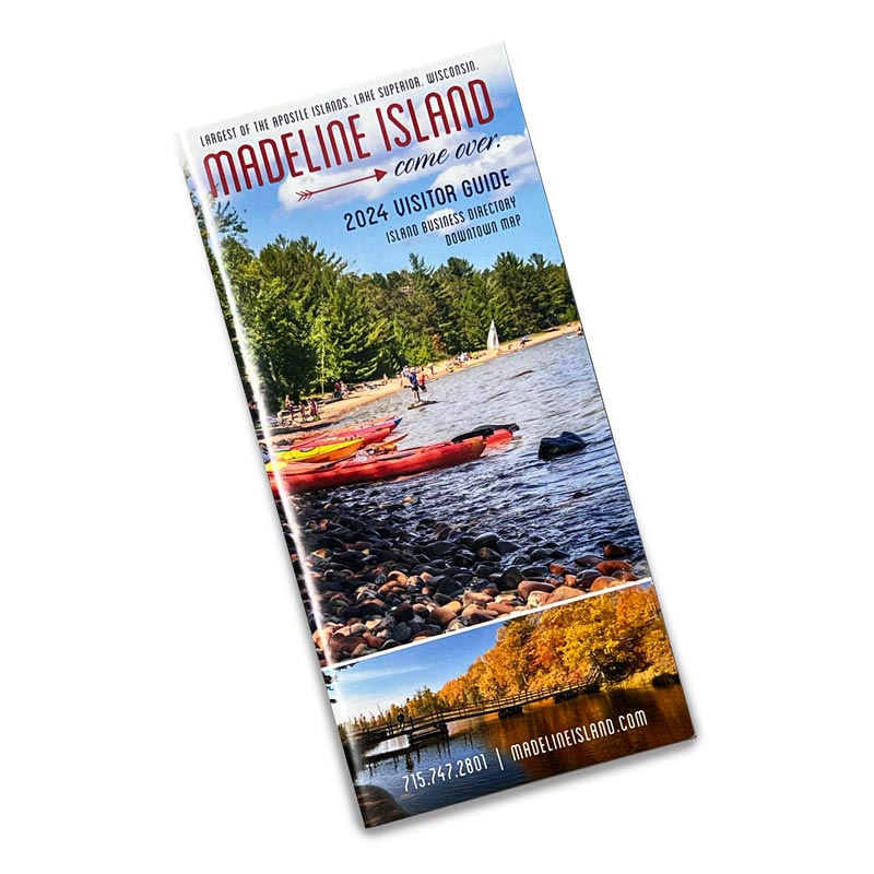 Madeline Island 2024 Visitor Guide printed by Forum Communications Printing